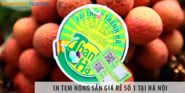 In tem dán sản phẩm nông sản - In Tem Nhãn Decal Sơn Nguyên - Công Ty Cổ Phần In Sơn Nguyên